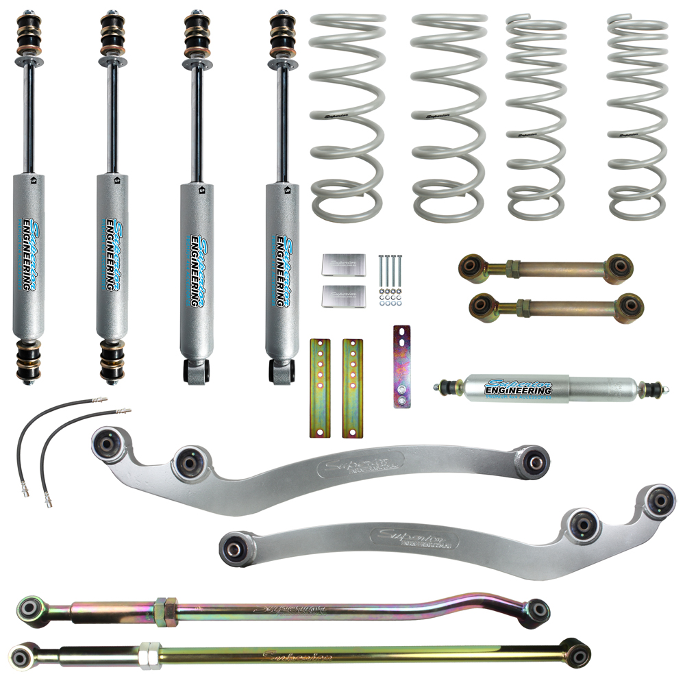 Superior Engineering 3 Inch (75mm) Lift Kit Suitable For Toyota LandCruiser 105 Series - SUP-105-KIT-3INCH